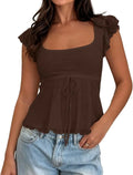Ruffle Crop Top