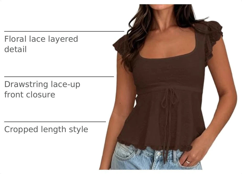Ruffle Crop Top
