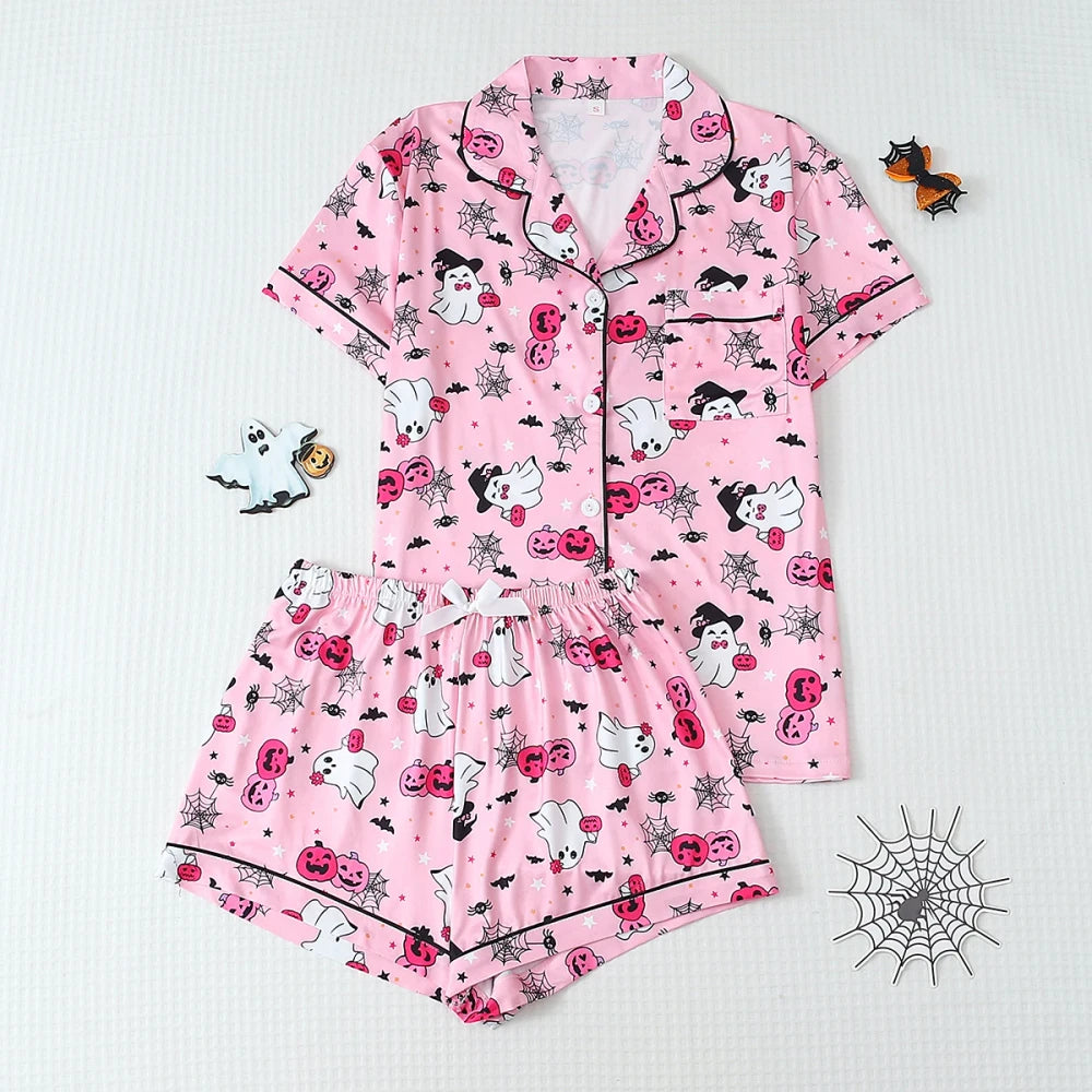 Halloween Pajama Set Ghosts
