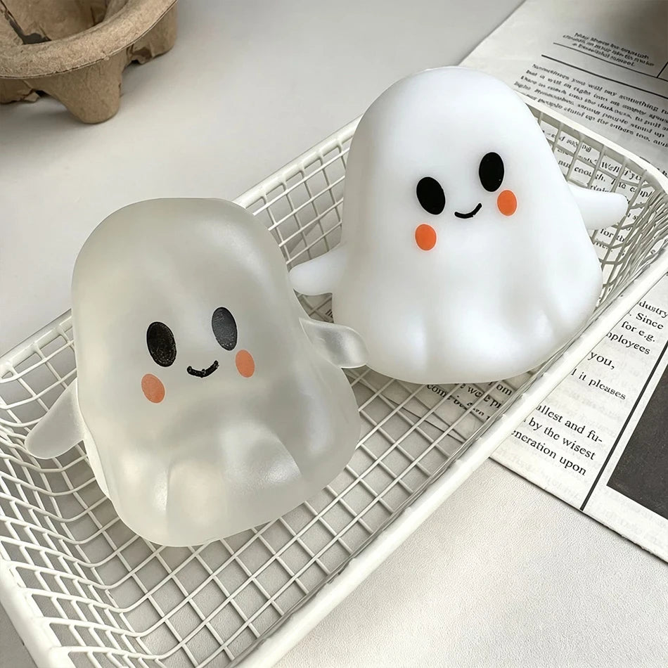 Squishy Pumpkin Ghost Stress Relief Toy