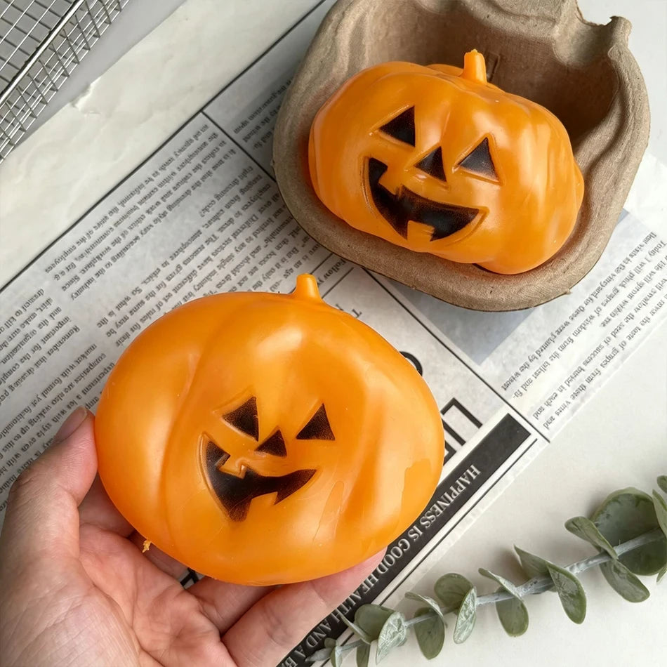 Squishy Pumpkin Ghost Stress Relief Toy