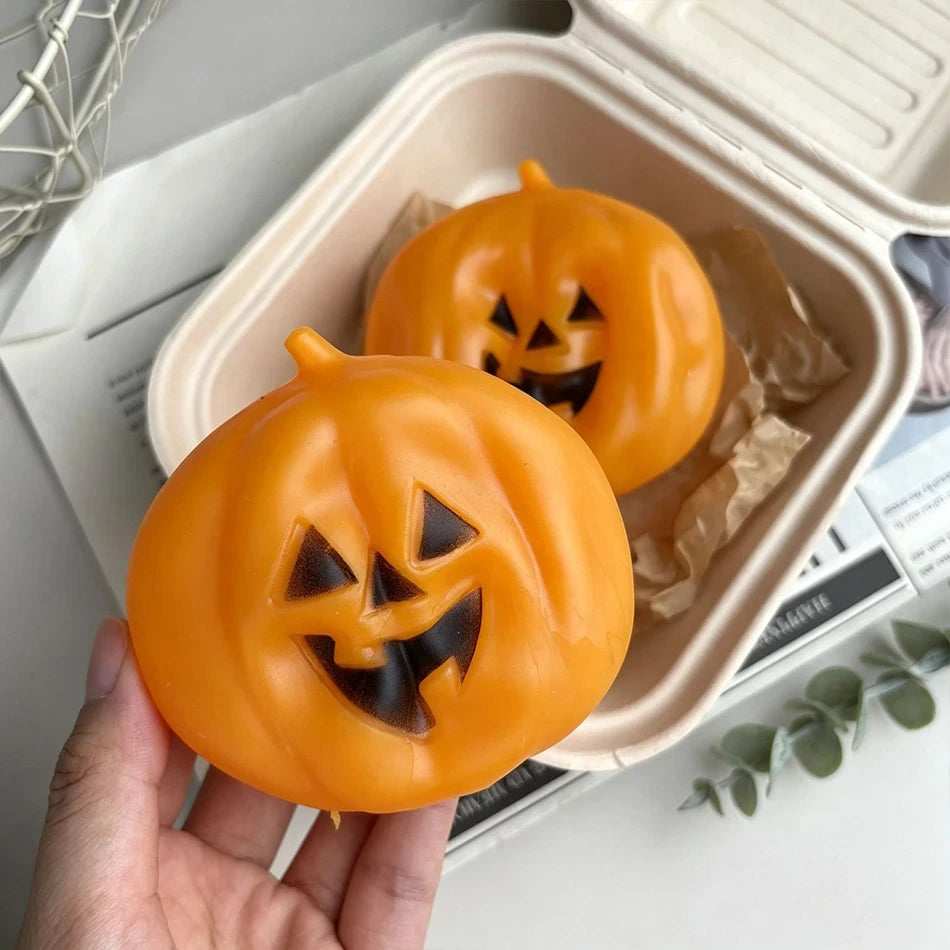Squishy Pumpkin Ghost Stress Relief Toy