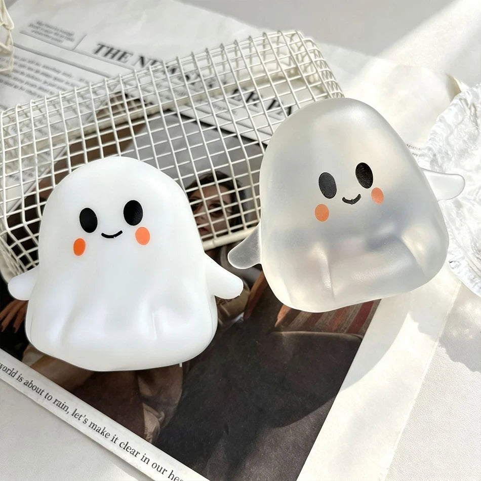 Squishy Pumpkin Ghost Stress Relief Toy